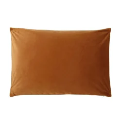 Housse De Coussin Unie En Velours, Gatsby Marron Fauve