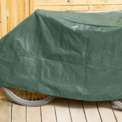 Housse de protection en plastique pour Vélo verte