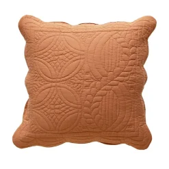 Housse d'oreiller BAILLARGUES caramel en coton