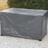 Housse table rectangulaire secure gris