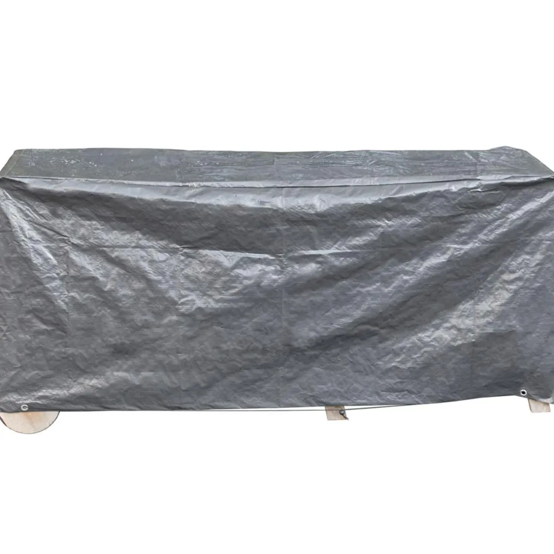 Housse table rectangulaire secure gris