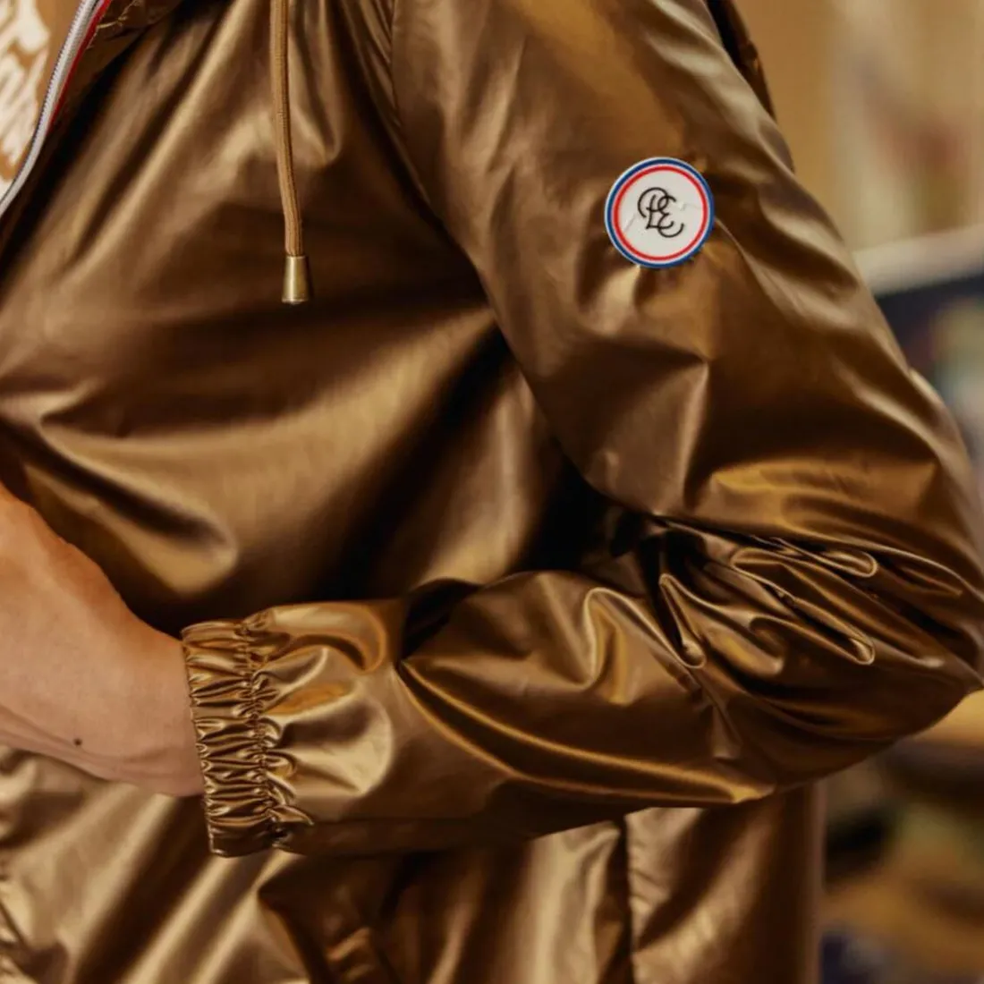Imperméable à capuche RAINY LONG bronze