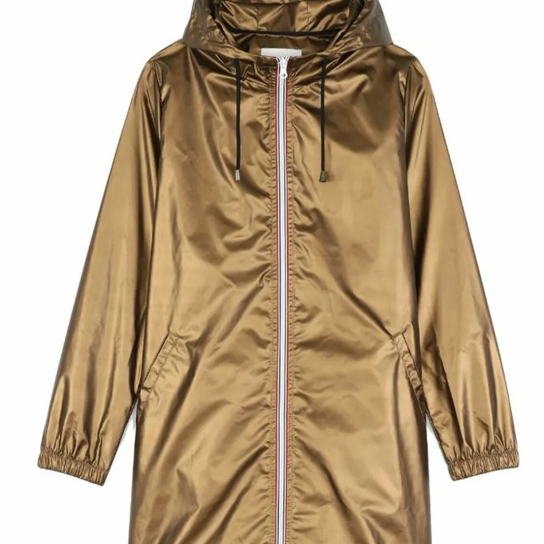 Imperméable à capuche RAINY LONG bronze
