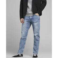 Jean à coupe ample Relaxed Fit Bleu en coton Felix