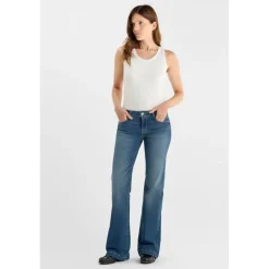 jean droit en coton Kara