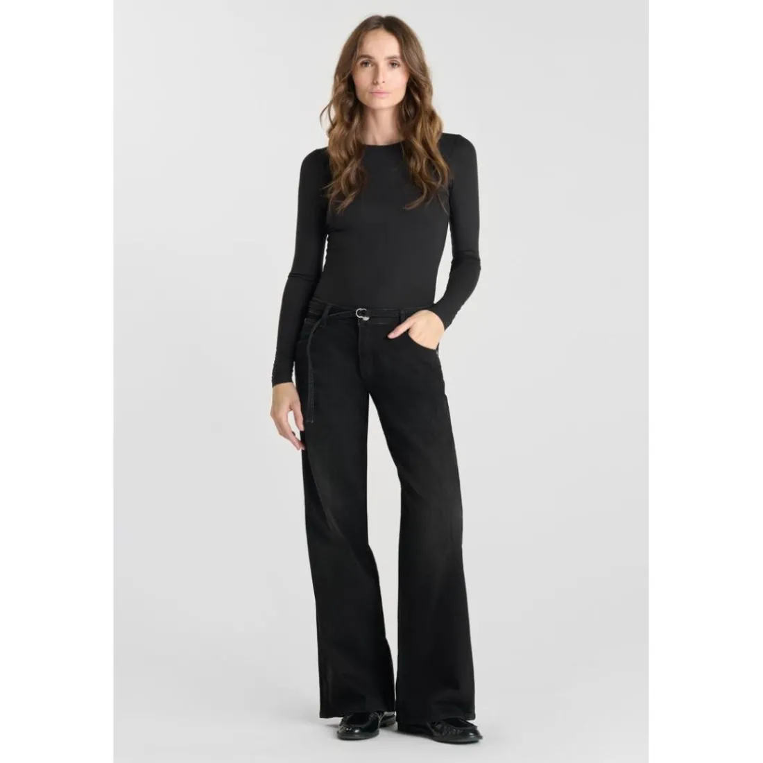 jean droit noir Tess