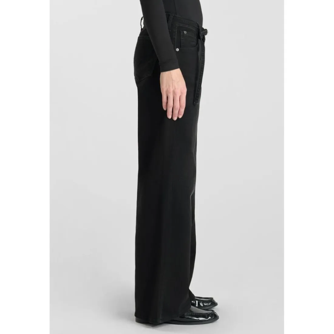jean droit noir Tess