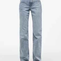 Jean droit bleu denim Kelly