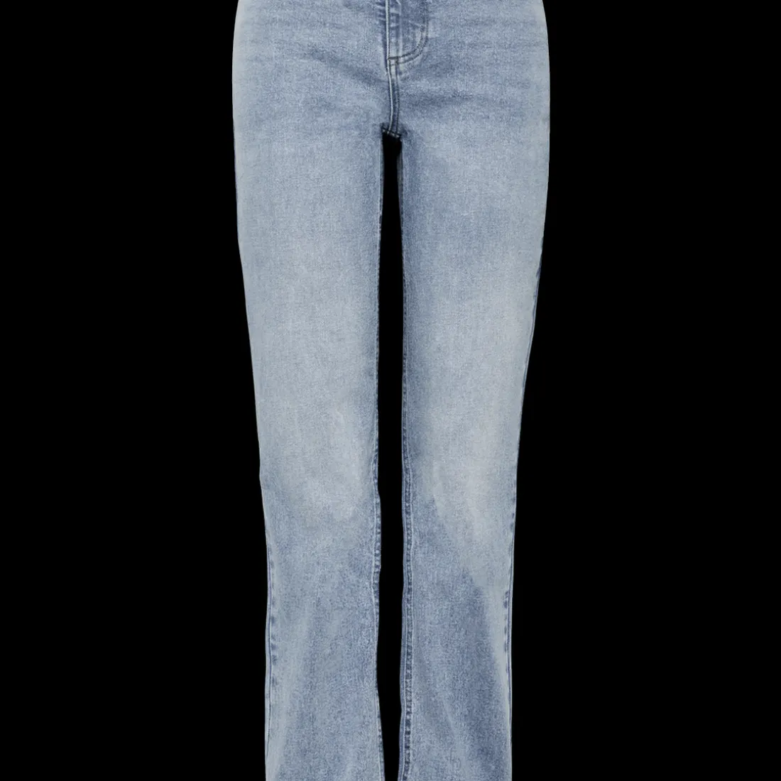 Jean droit bleu denim Kelly