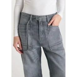 jean droit gris Zara