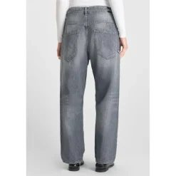 jean droit gris Zara