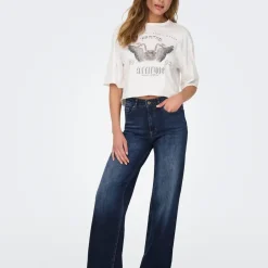 Jean droit Madison - Bleu Denim en coton Eden