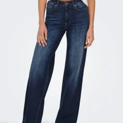 Jean droit Madison - Bleu Denim en coton Eden