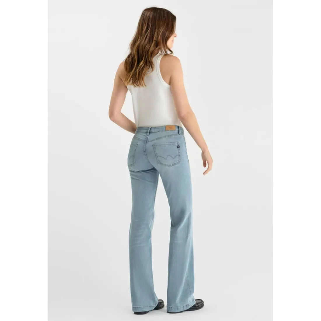 jean Flare en coton Lina