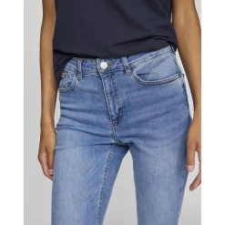 Jean flare Lbd Osc239 Betty bleu en coton Daisy