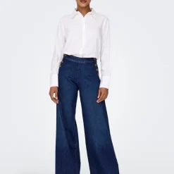 Jean Flare ONLMADISON - Bleu en coton Wynn