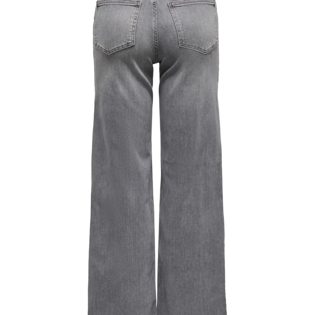 Jean Flare Taille haute ONLMADISON - Gris en coton Molly