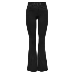 Jean flared noir en coton Yule