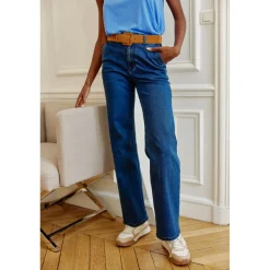 Jean IMOGEN wash en coton bleu moyen