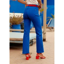 Jean POEMA bleu en coton