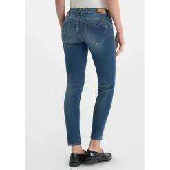 Jean push up Pulp Slim bleu en coton Aria