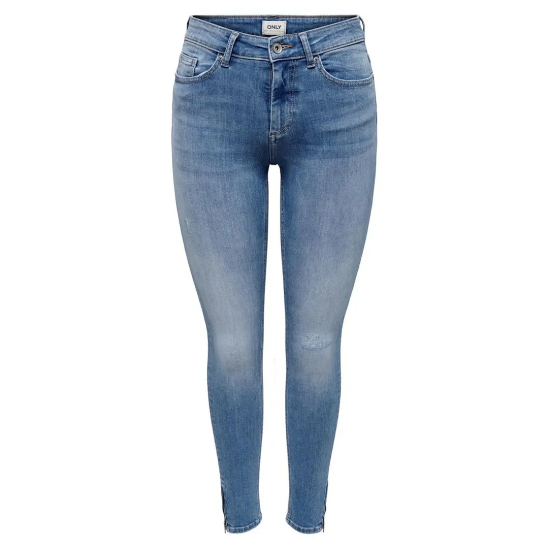 Jean skinny bleu en coton Lily