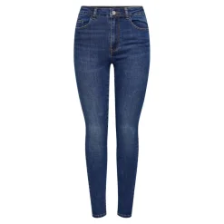 Jean skinny bleu en coton Elle