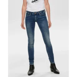 Jean skinny bleu en coton Zadie