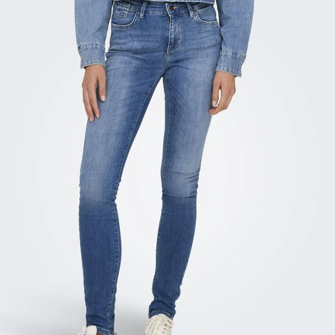 Jean skinny Blush bleu en coton Ula