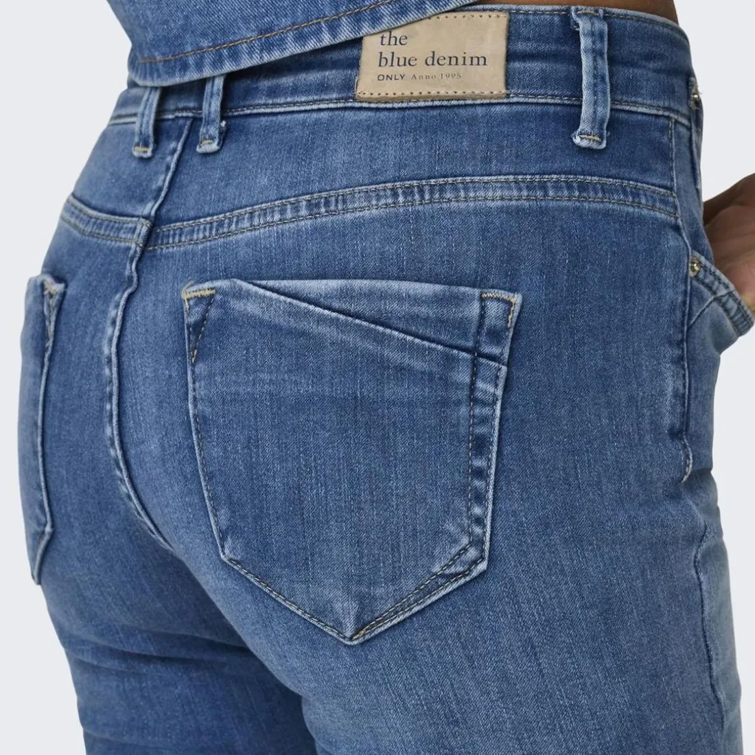 Jean skinny Blush bleu en coton Ula