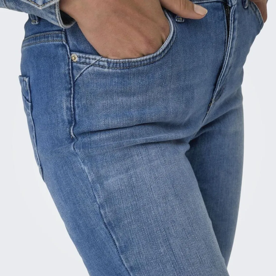 Jean skinny Blush bleu en coton Ula