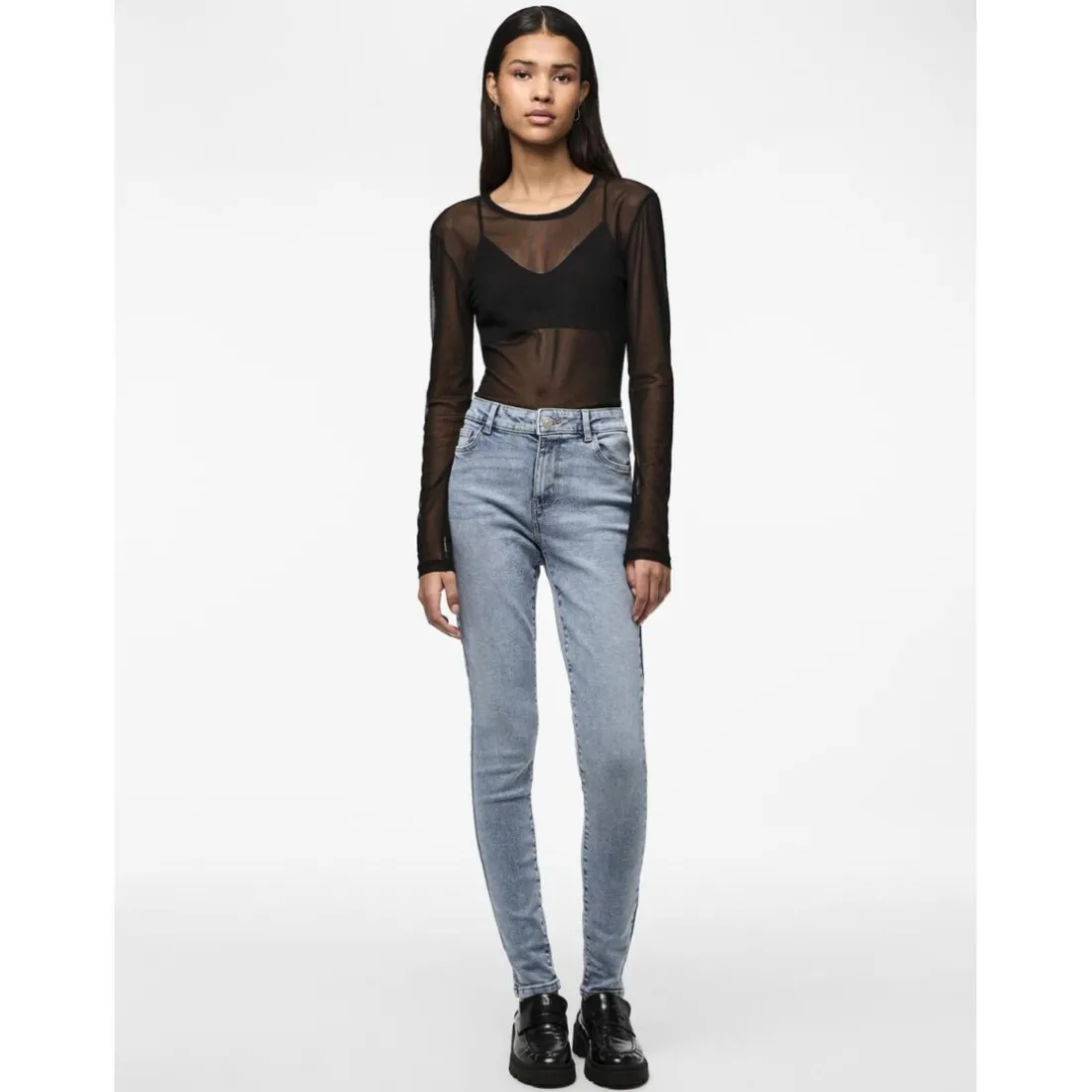 Jean skinny en coton Lb302 Dana bleu clair Elise