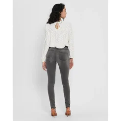 Jean skinny gris en coton Kali
