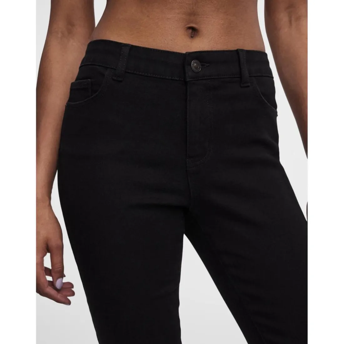 Jean skinny noir en coton Ruby