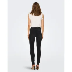 Jean skinny noir en coton Ida