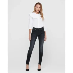Jean skinny noir en coton Daisy