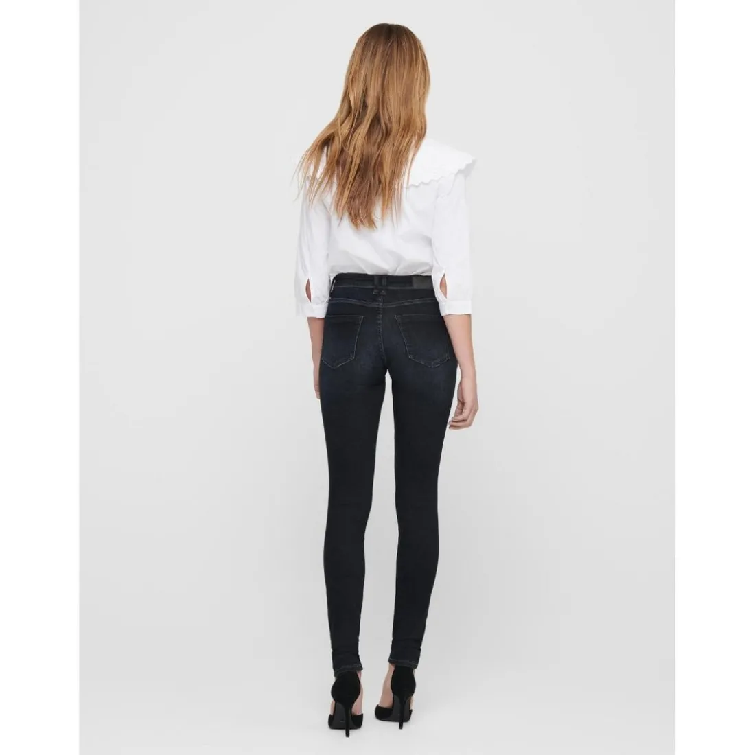 Jean skinny noir en coton Daisy