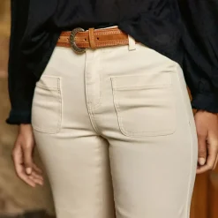 Jean SONNY beige en coton