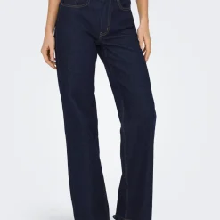 Jean Taille Haute ONLJUICY - Bleu Sue en coton