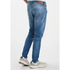 Jeans 900/03 tapered arqué Alost bleu N°1 en coton Ante