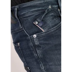 Jeans ajusté 600/17, longueur 34 bleu Karl en coton