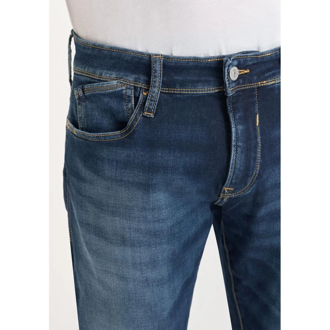Jeans ajusté BLUE JOGG 700/11, longueur 34 bleu Rudy