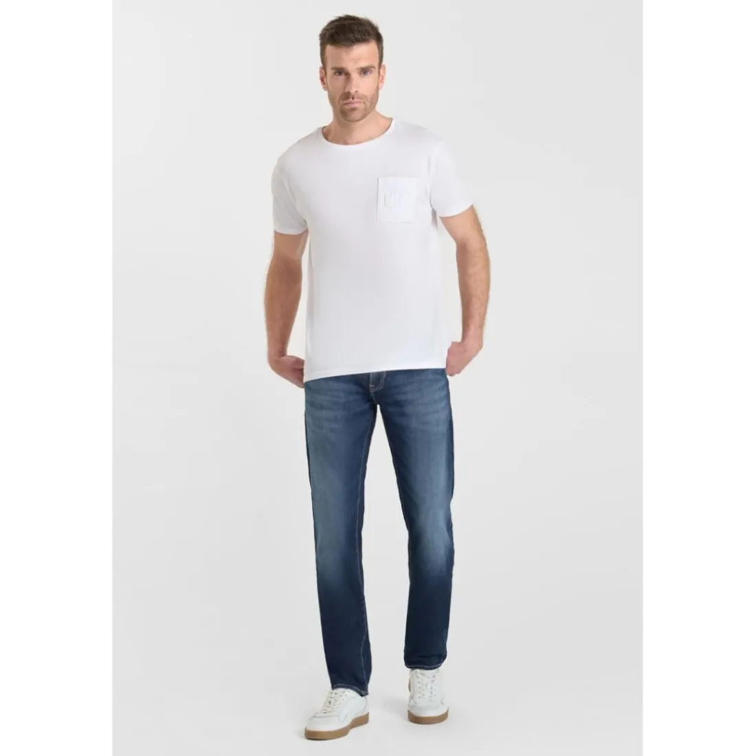 Jeans ajusté BLUE JOGG 700/11, longueur 34 bleu Rudy