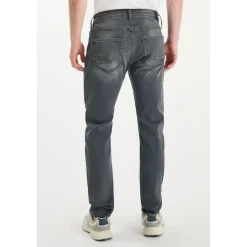 Jeans ajusté BLUE JOGG 700/11, longueur 34 gris Mads en coton