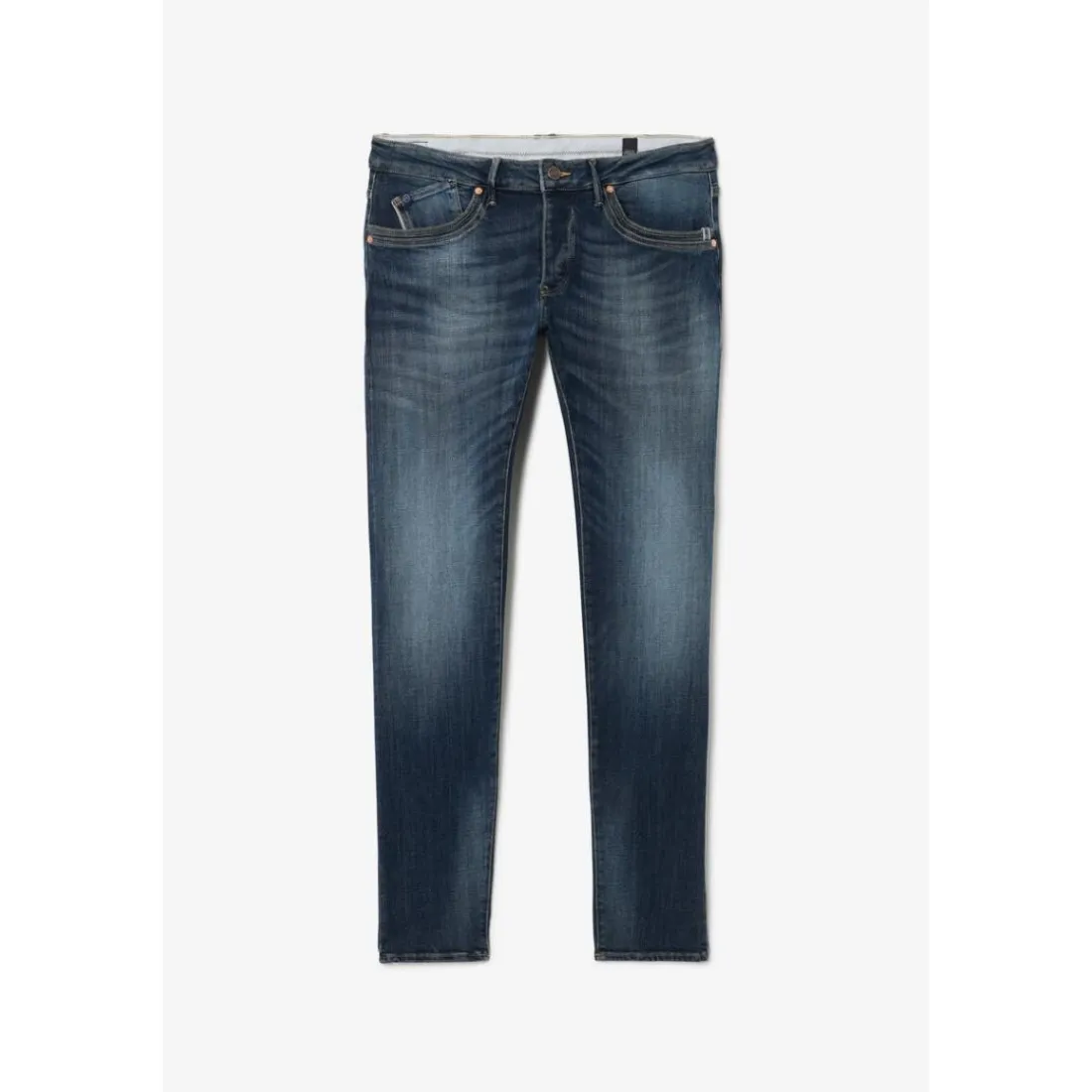 Jeans ajusté stretch 700/11, longueur 34 bleu Wade