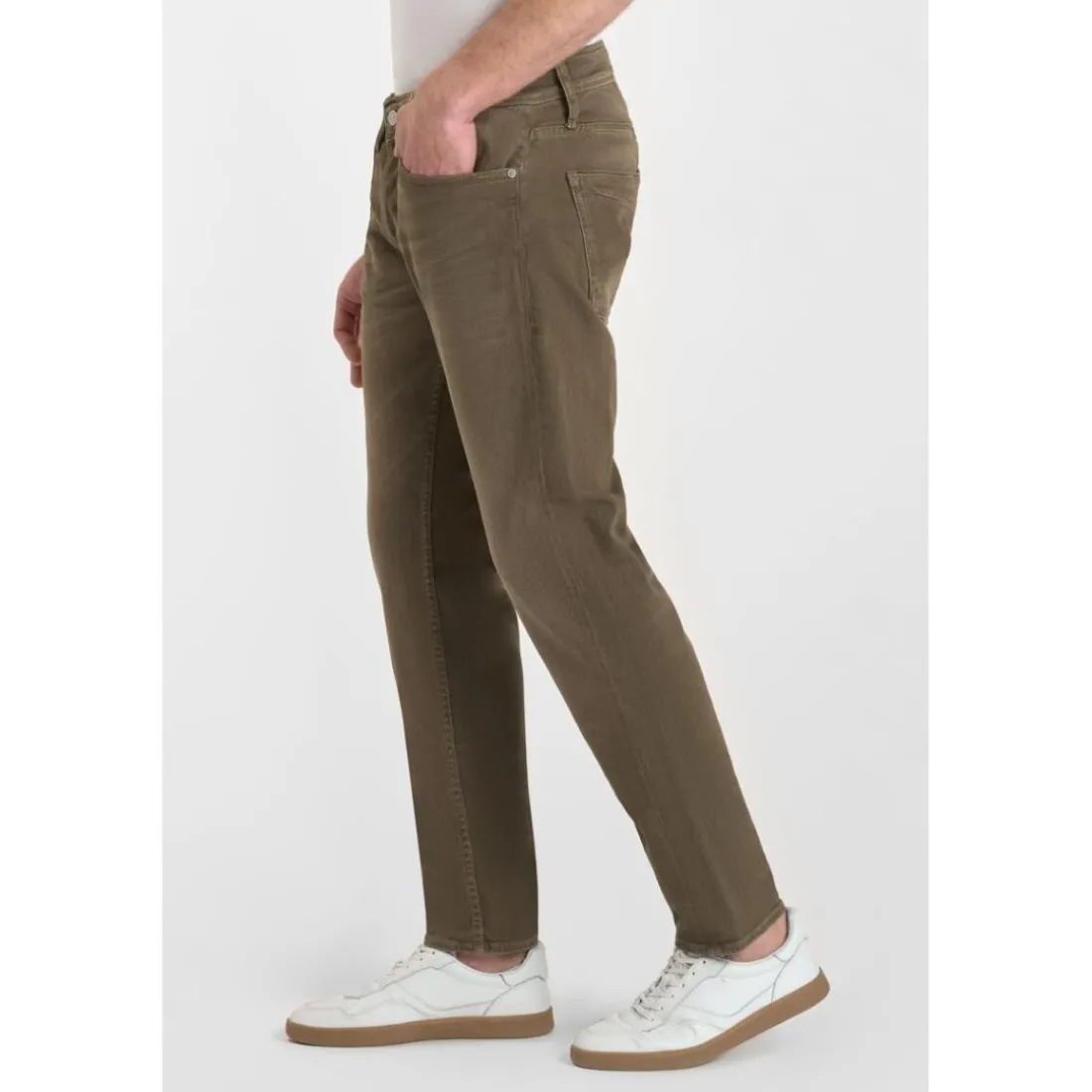 Jeans ajusté stretch 700/11, longueur 34 kaki Win