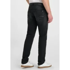 Jeans ajusté stretch 700/11, longueur 34 noir Xander en coton