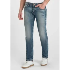 Jeans ajusté stretch 700/11, longueur 34 bleu Vale