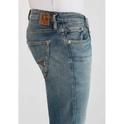 Jeans ajusté stretch 700/11, longueur 34 bleu Vale