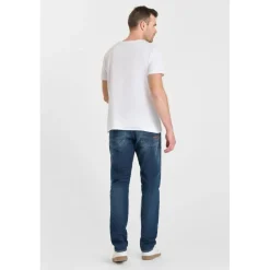 Jeans ajusté stretch 700/11, longueur 34 bleu Lou